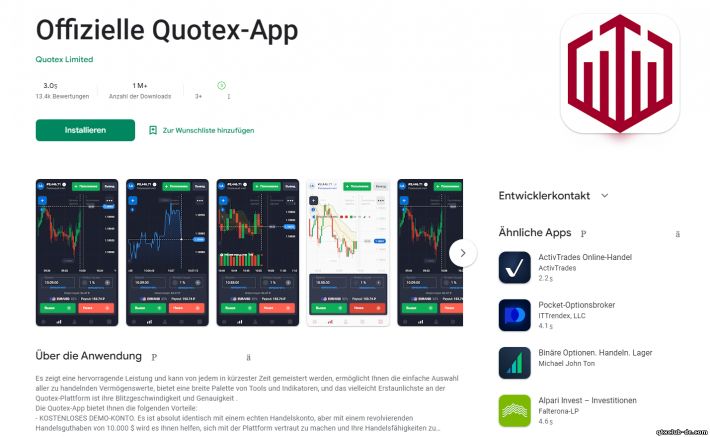 Quotex.io - Android-App herunterladen